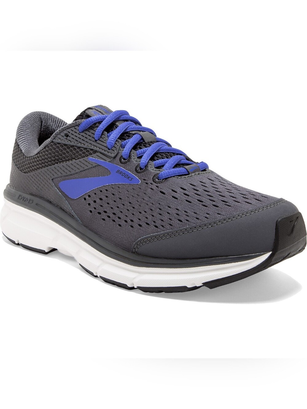 Brooks Dyad 10 Women's Running Shoe, Gray And Blue, Size 9.5 2E/Extra Wide